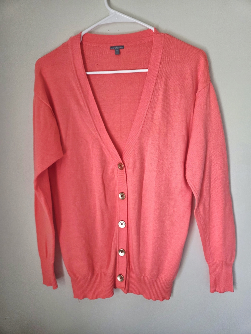 Charlotte Russe Coral Knit Sweater – Size M – Excellent Condition